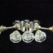 Antique 8 sided Crystal knobs. Click lower right for more Info.
