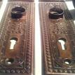 Vintage EastLake Brass door plates refurbish for $50 a pair! Click lower right for Info.